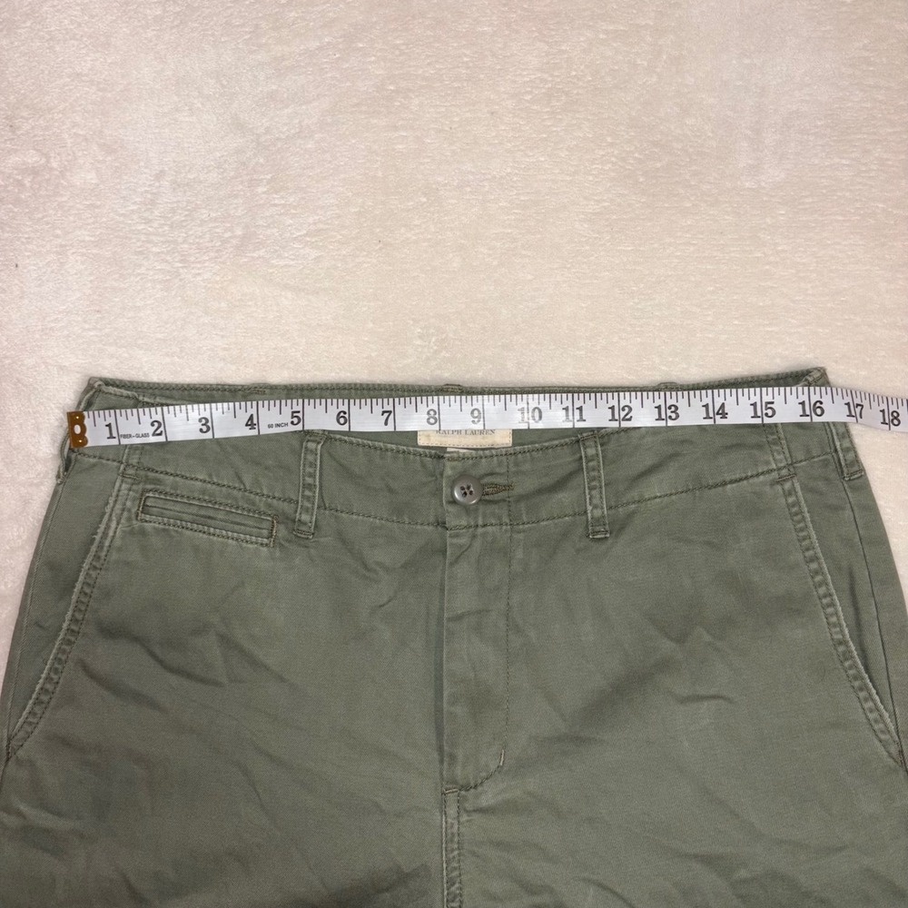 DENIM & SUPPLY Chino Pants Mens 30‎ Olive Green Ralph Lauren Military Cotton - Picture 9 of 11
